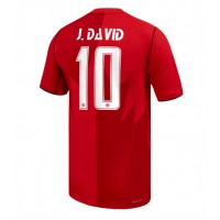 Kanada Jonathan David #10 Hemmatröja VM 2026 Korta ärmar